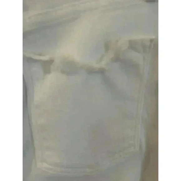 MCGUIRE White Denim Jeans with Embroidered Pockets Anthropologie Size 28 - Picture 2 of 12